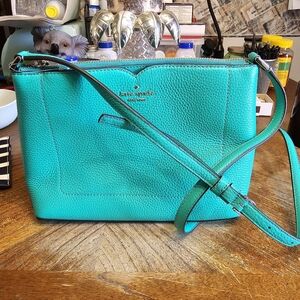 Kate Spade Harlow Crossbody in Cilantro Green.